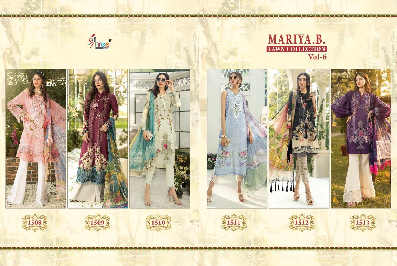 Shree Presents  Mariya B Lawn Collection  Vol  6 Pakistani Salwar Suits