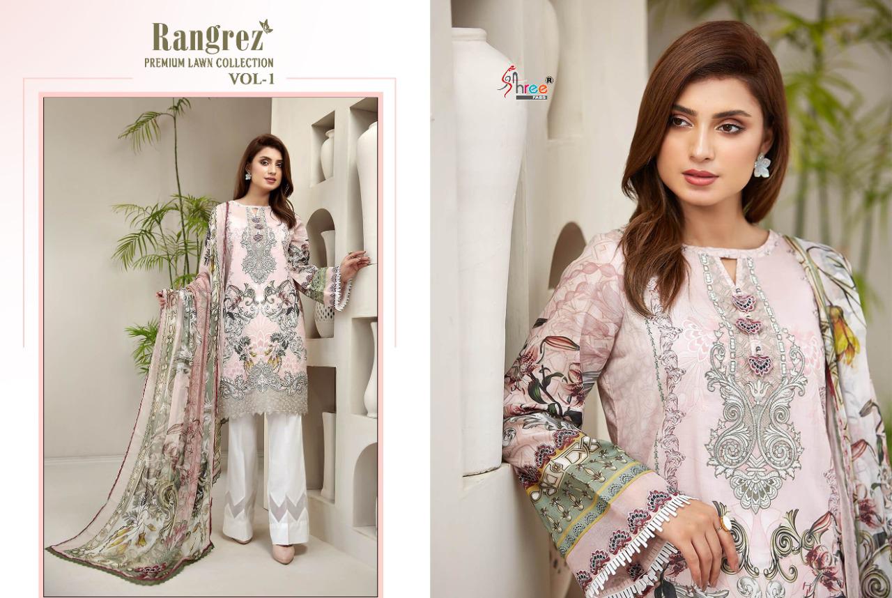 Shree Presents Rangrez Premium Lawn Collection  Vol 1 Pakistani Salwar Suits