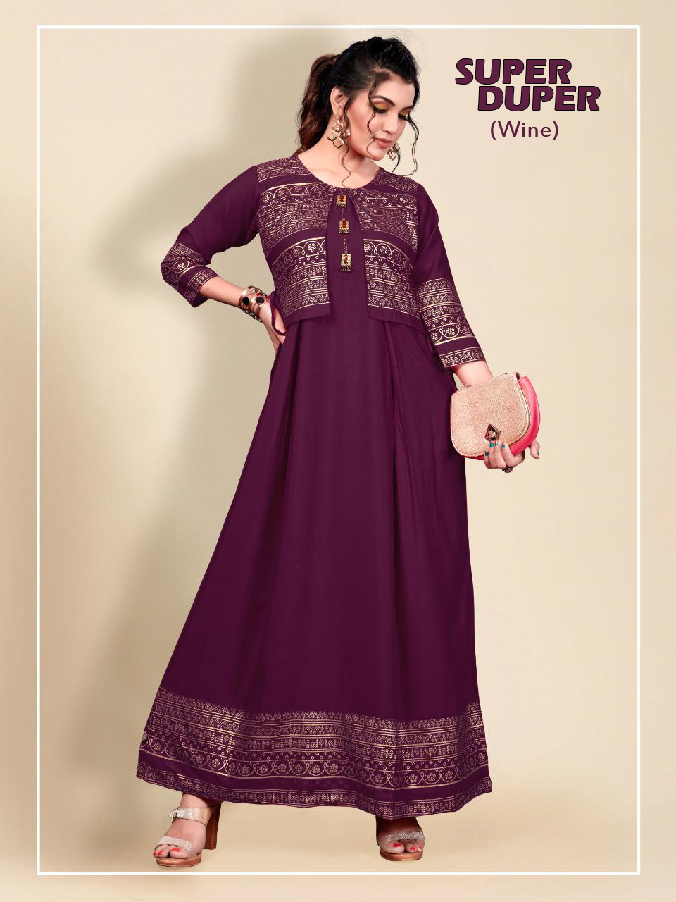 Super Duper  Ethnic Wear Long Kurtis Collection
