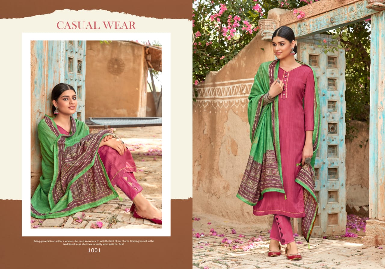 Sweety  Presents  Panghat Designer Dress Material