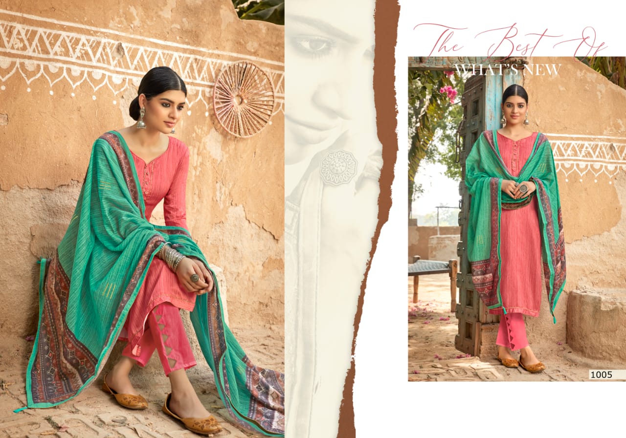 Sweety  Presents  Panghat Designer Dress Material