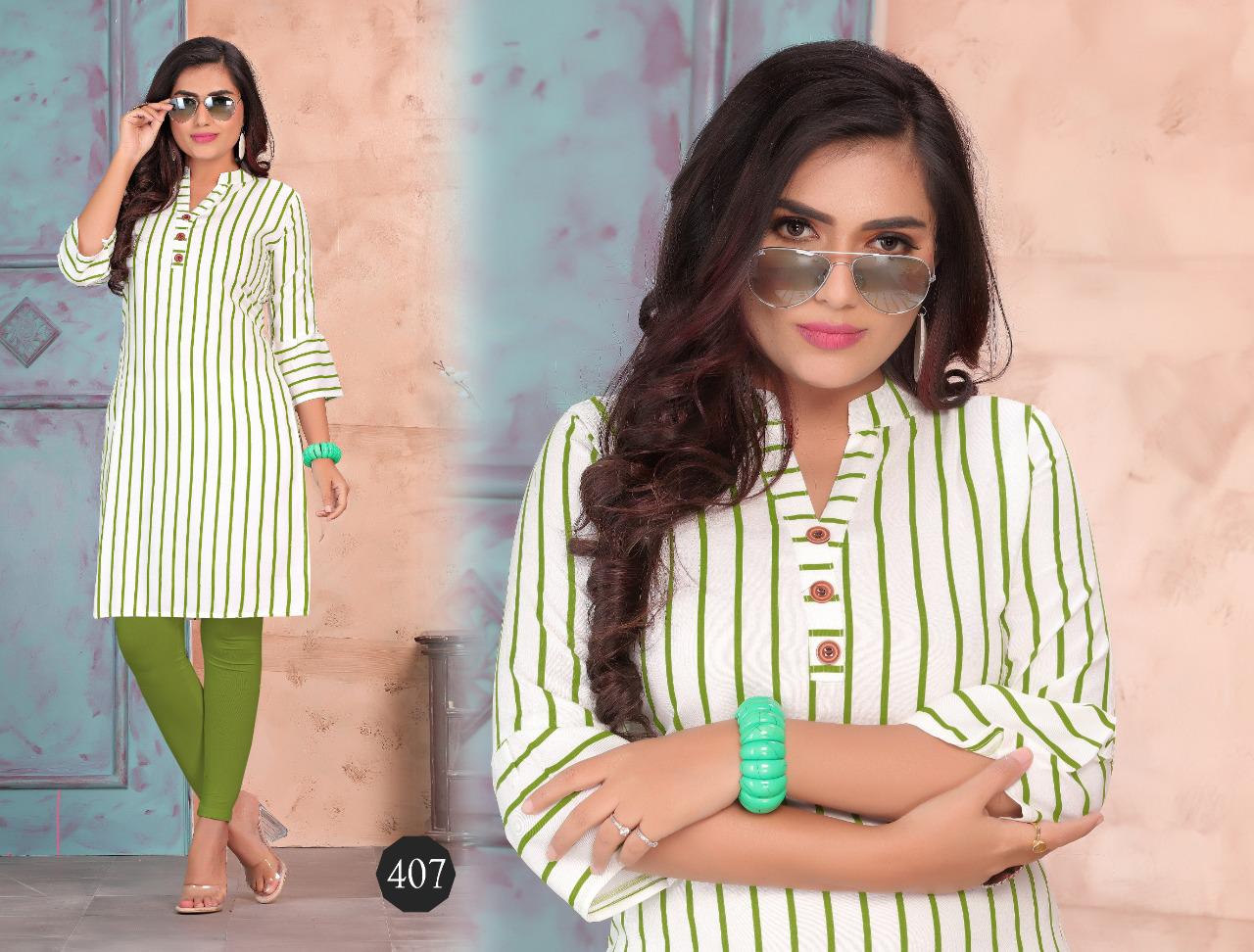Trendy  Presents Heaven  Vol  2 Casual Wear Kurtis Collection