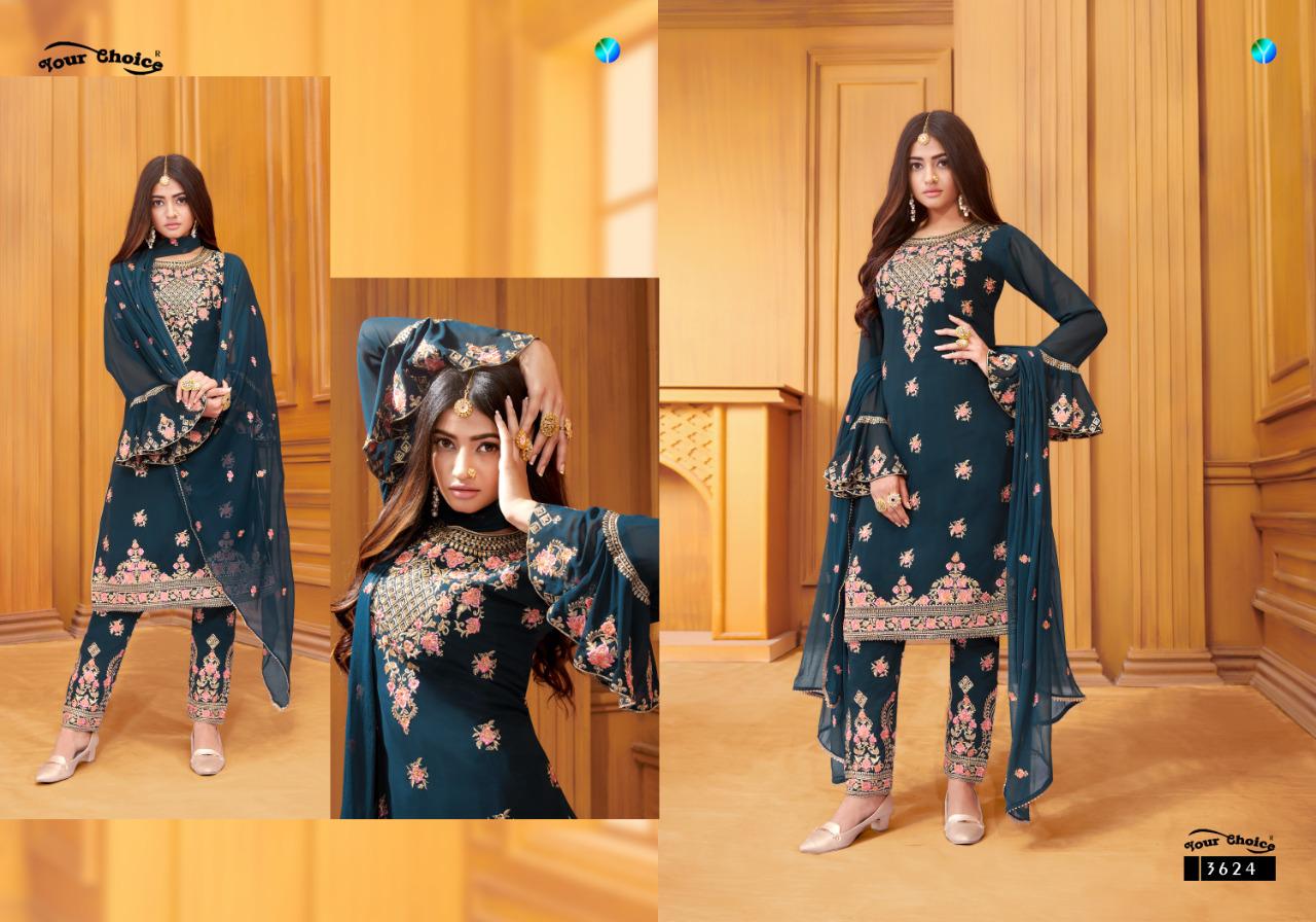Y.c Presents Shahnaz Designer Salwar Suits Collection