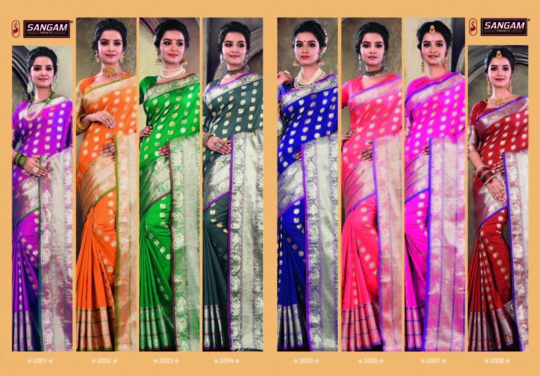 Sangam Presents Kadambari Silk Soft Silk Sarees