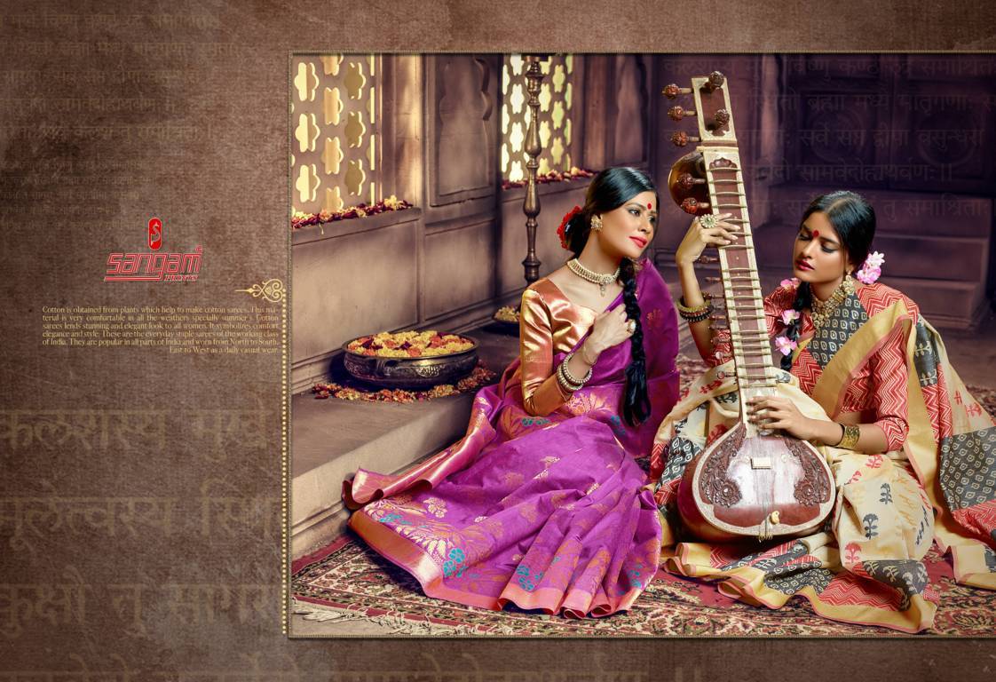 Sangam Presents Veena Pure Banarasi Silk Sarees
