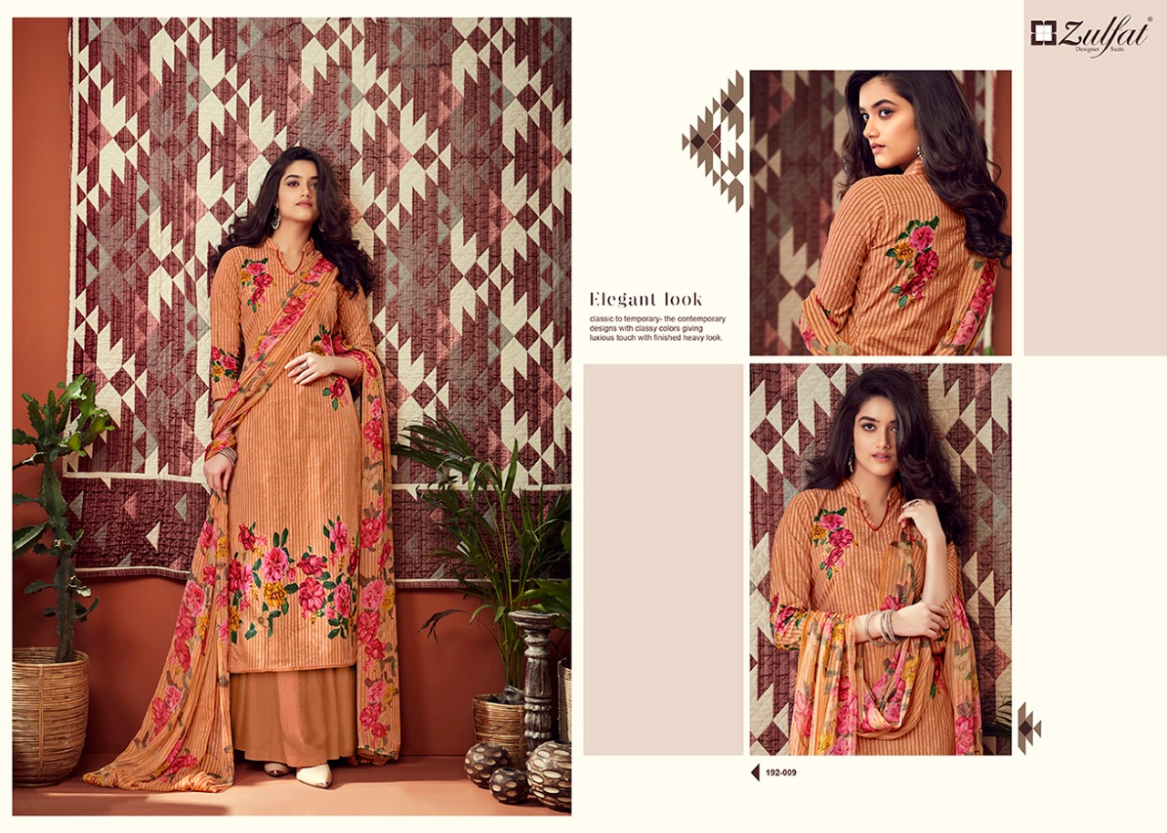 Zulfat Presents Adah Vol 2 Designer Dress Material