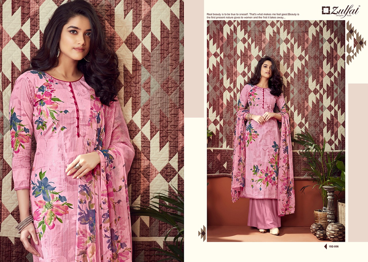 Zulfat Presents Adah Vol 2 Designer Dress Material