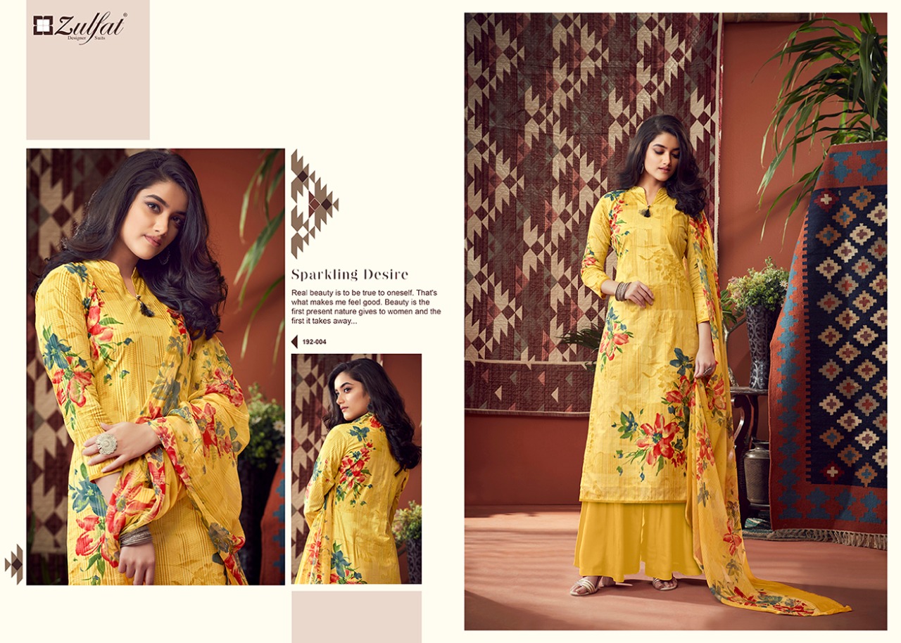 Zulfat Presents Adah Vol 2 Designer Dress Material