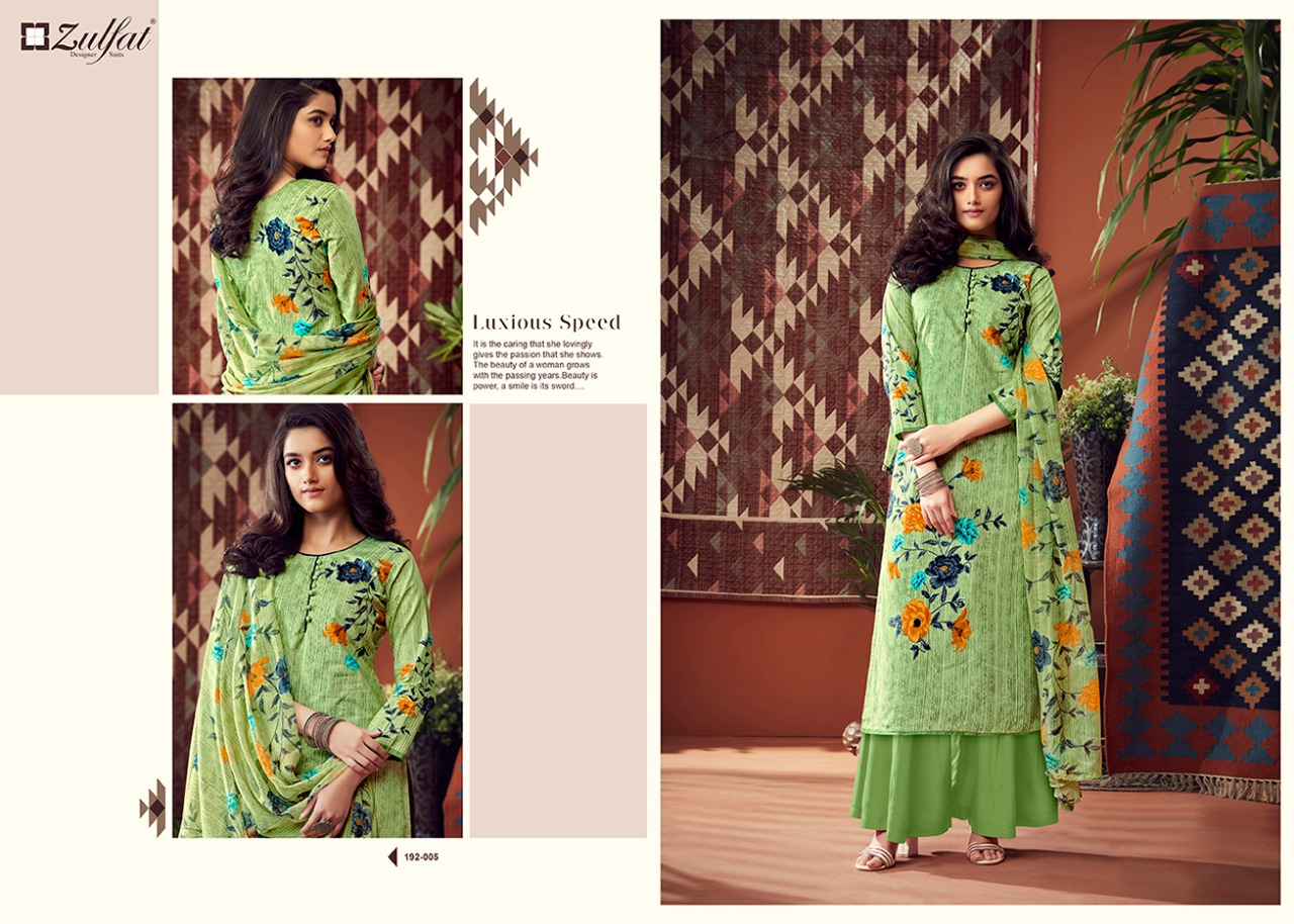 Zulfat Presents Adah Vol 2 Designer Dress Material