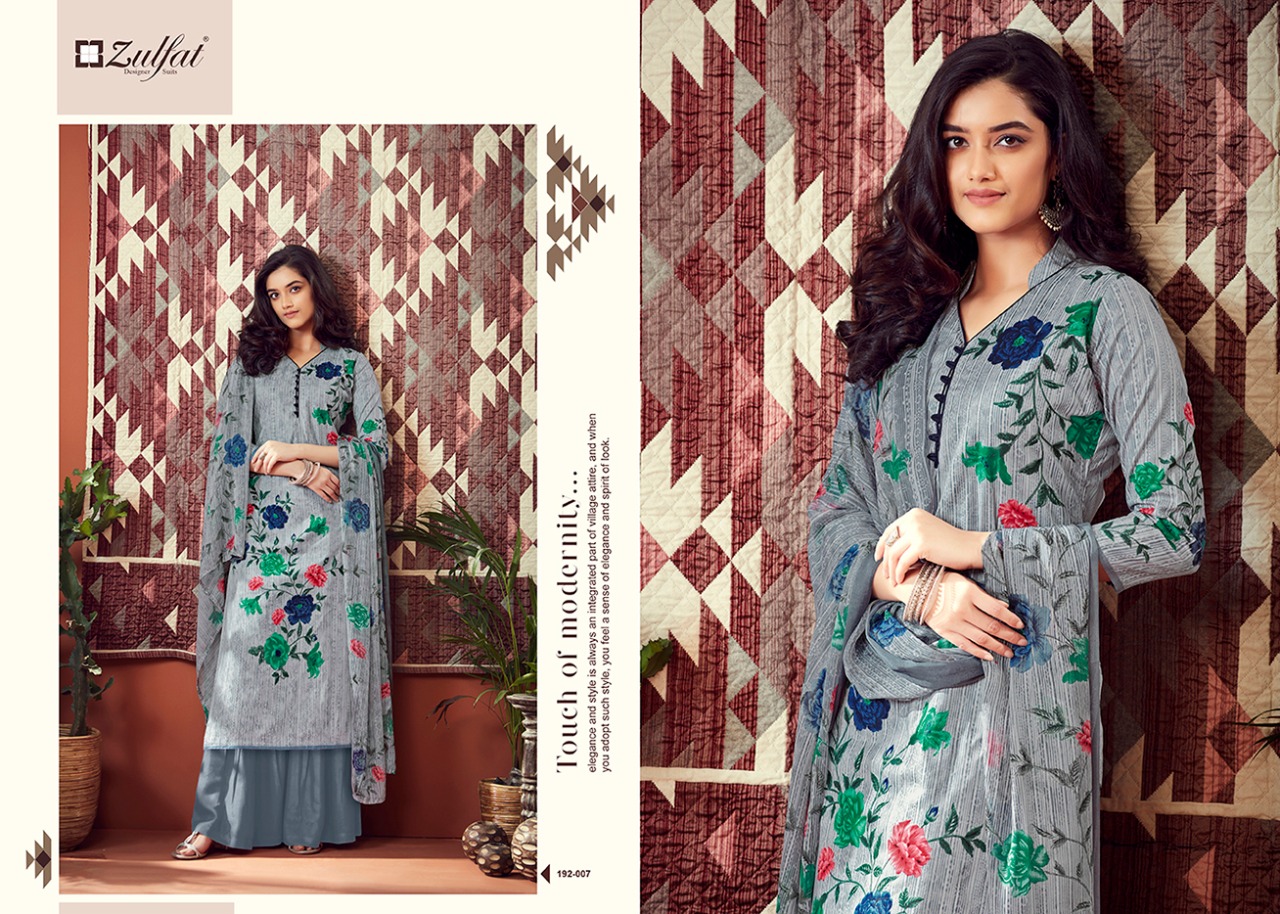 Zulfat Presents Adah Vol 2 Designer Dress Material