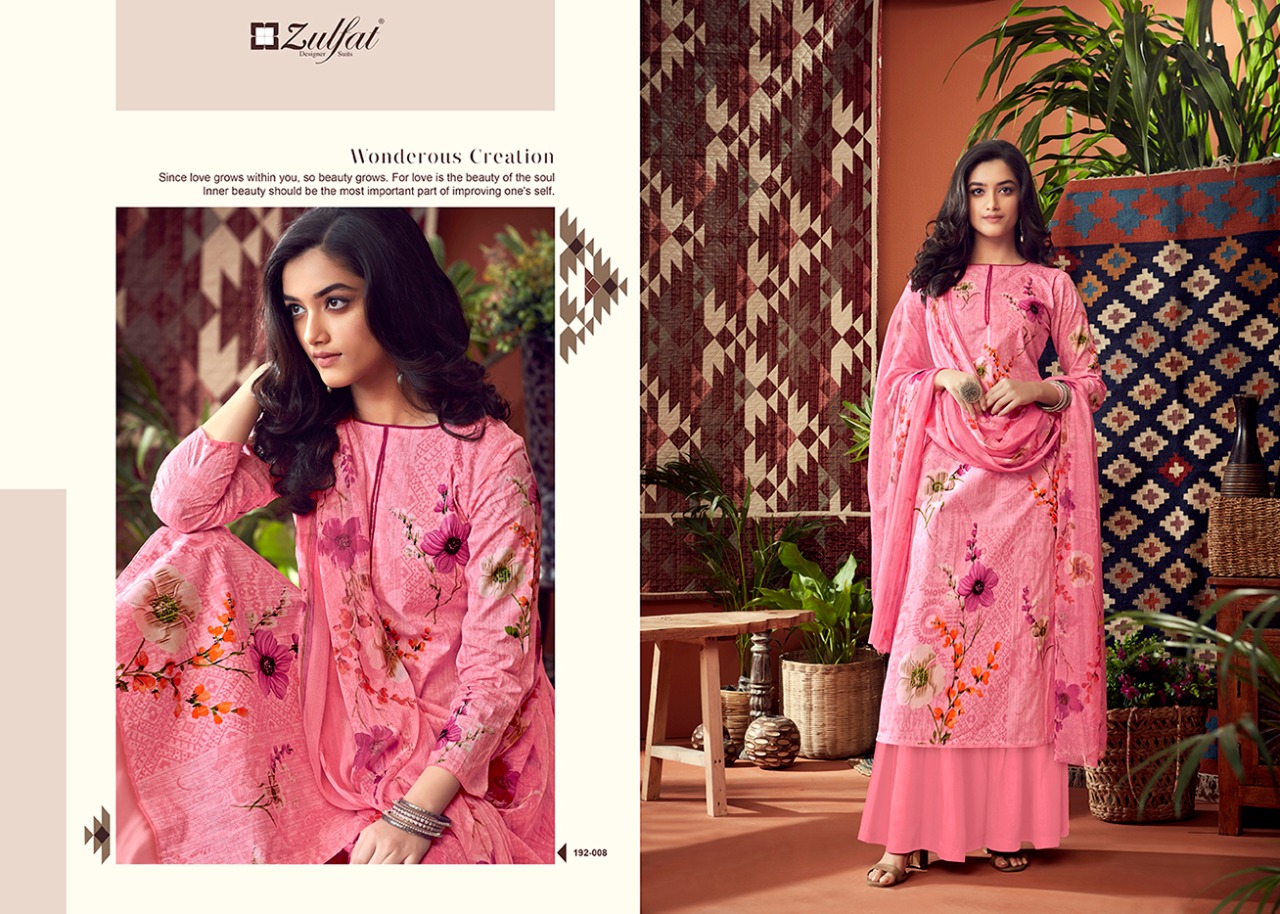 Zulfat Presents Adah Vol 2 Designer Dress Material