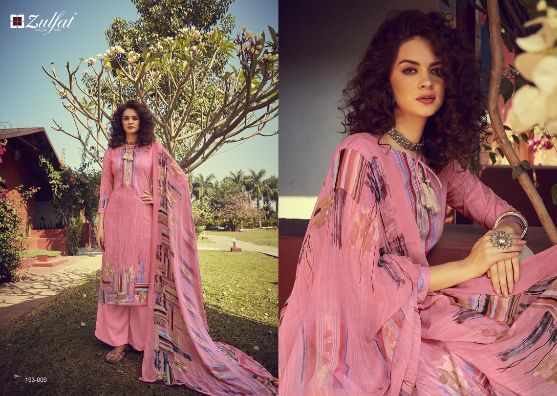 Zulfat Presents  Gulmohar Vol 3  Designer Dress Material
