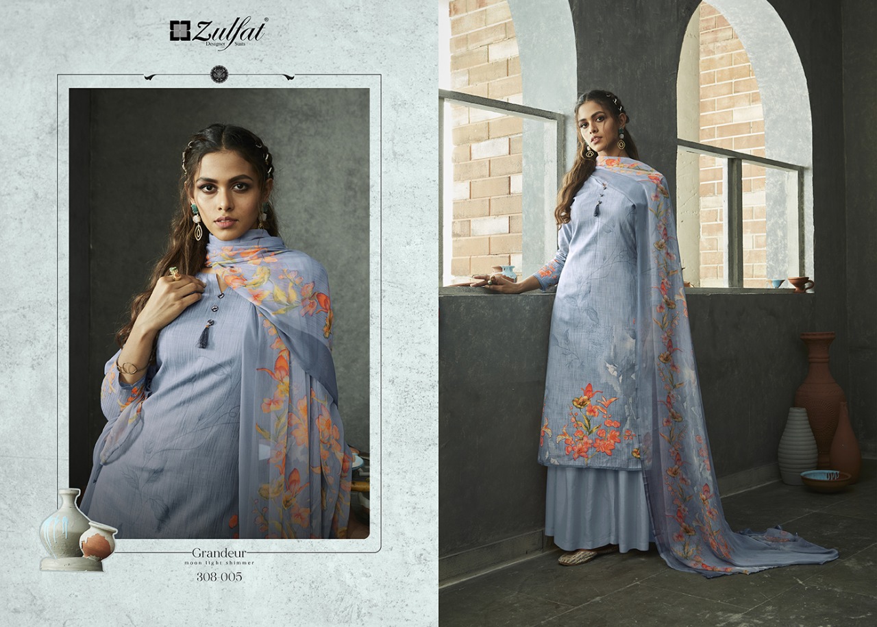Zulfat Presents  Gulmohar  Vol 4 Designer Dress Material