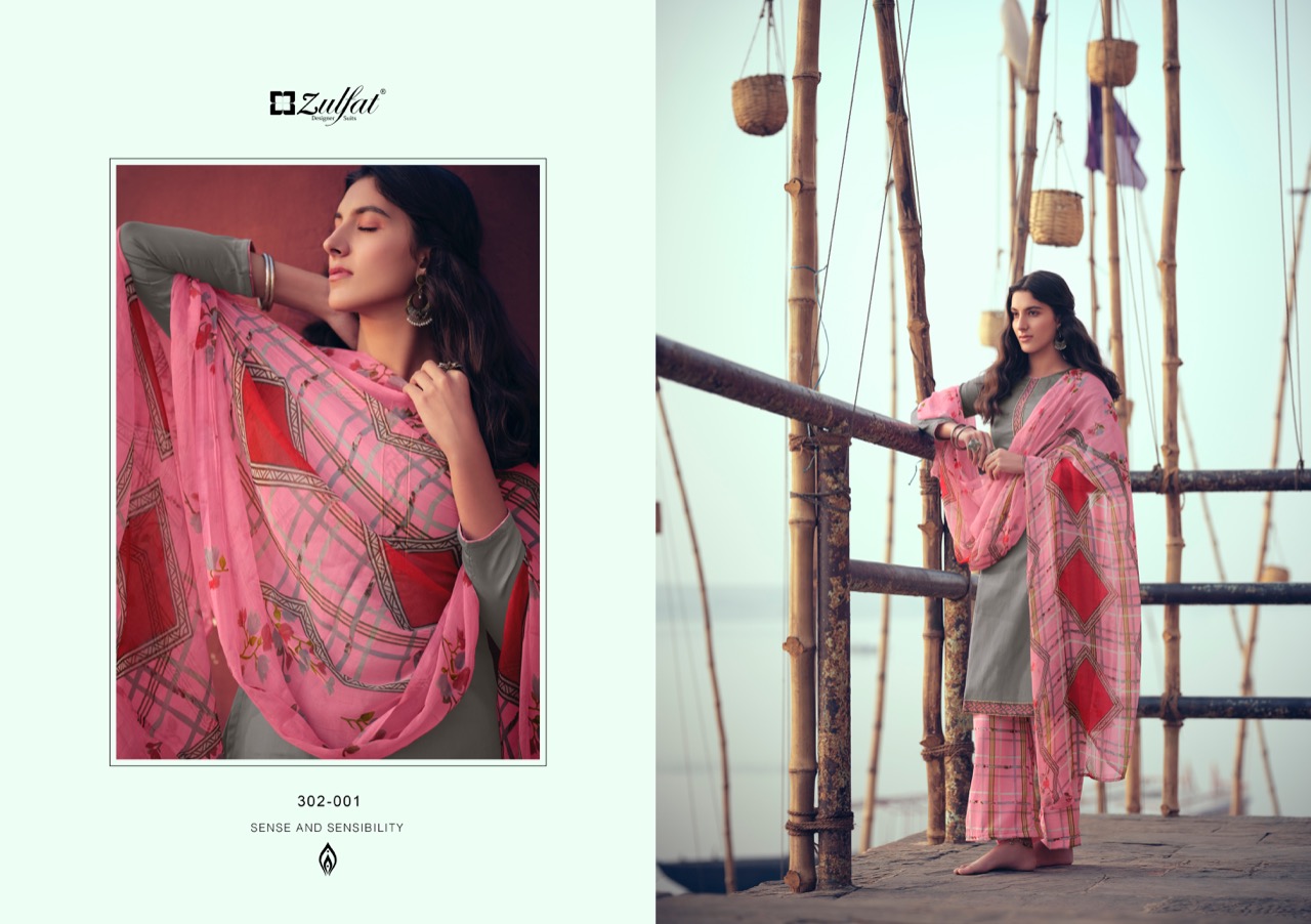 Zulfat  Presents Husna E Patiala  Vol 3 Designer Dress Materia