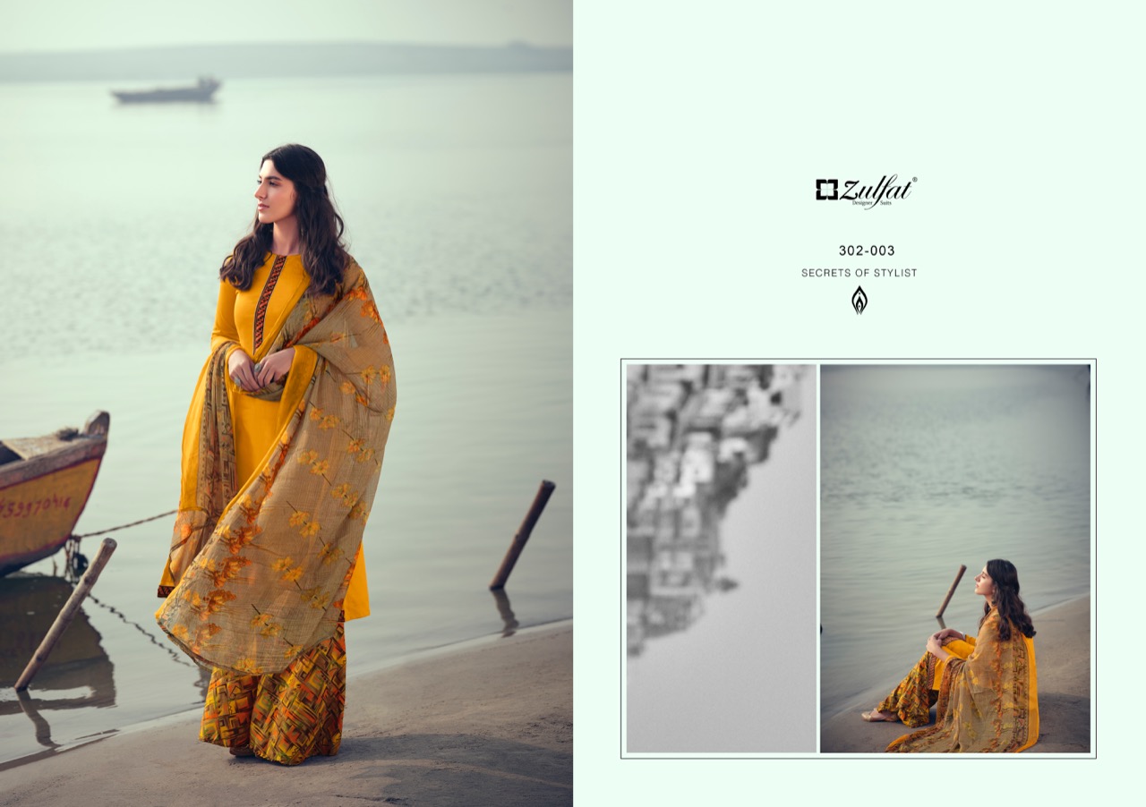 Zulfat  Presents Husna E Patiala  Vol 3 Designer Dress Materia