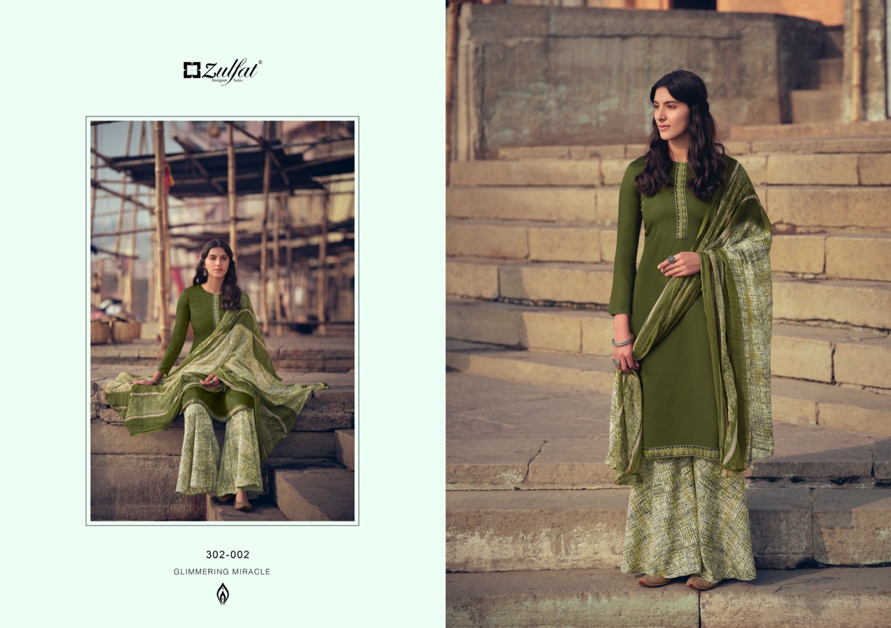 Zulfat  Presents Husna E Patiala  Vol 3 Designer Dress Materia