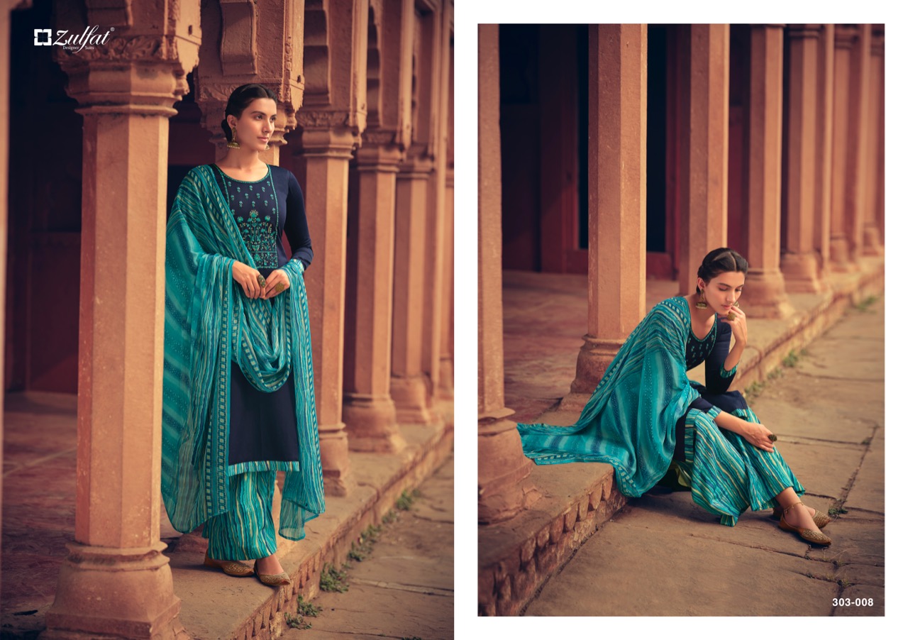Zulfat  Presents Mohini Designer Suits