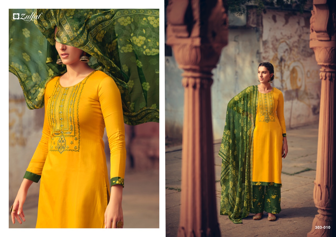 Zulfat  Presents Mohini Designer Suits
