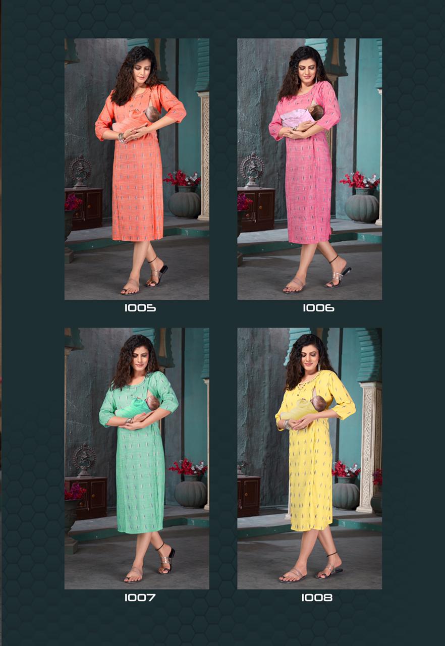 Lilly Presents Feeding Designer Kurtis Collection