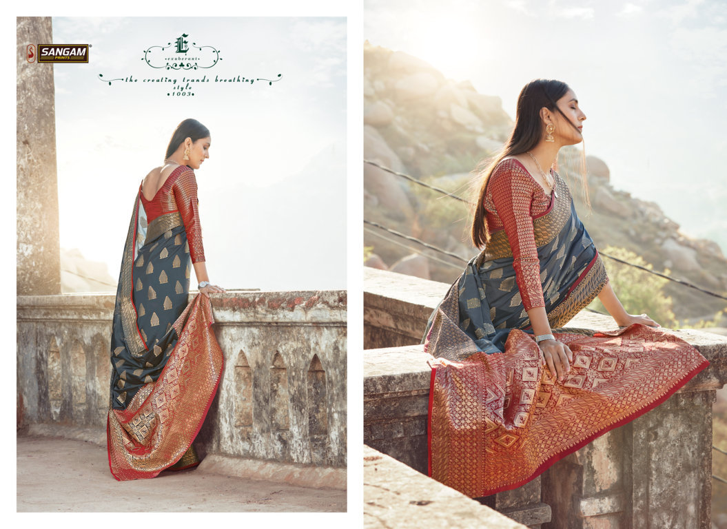 Sangam Presents Matsya Silk Pure Soft Silk Saree With Siroski Work