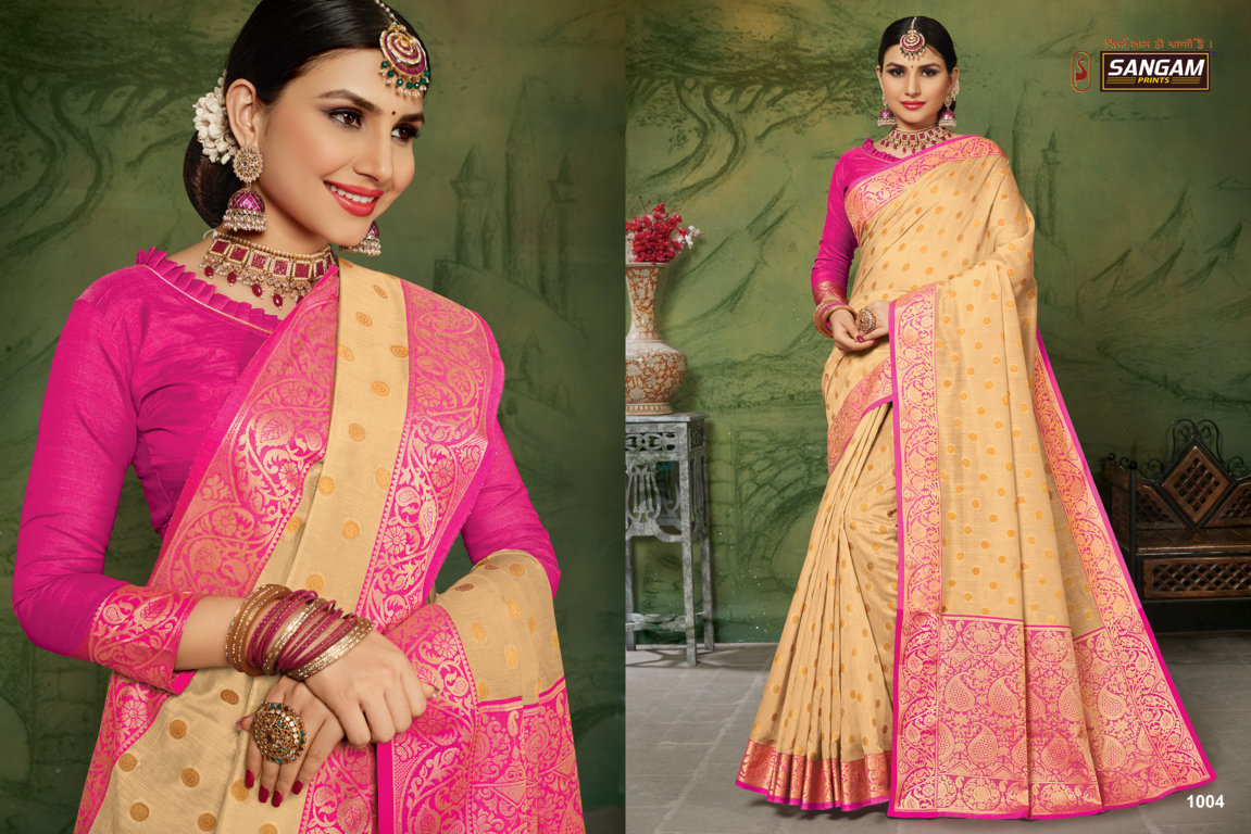 Sangam Presents Kanchipuram Handloom Silk Sarees