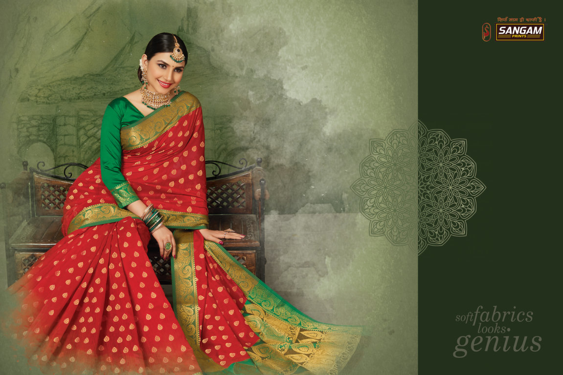 Sangam Presents Kanchipuram Handloom Silk Sarees