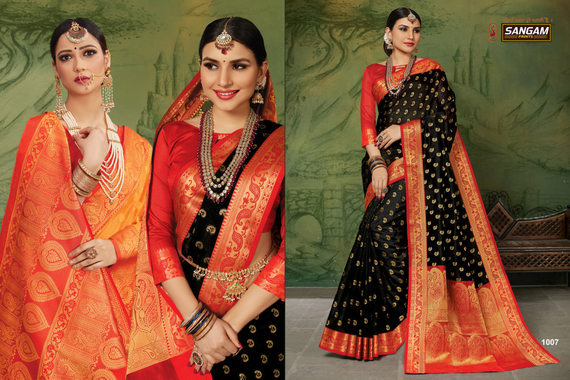 Sangam Presents Kanchipuram Handloom Silk Sarees