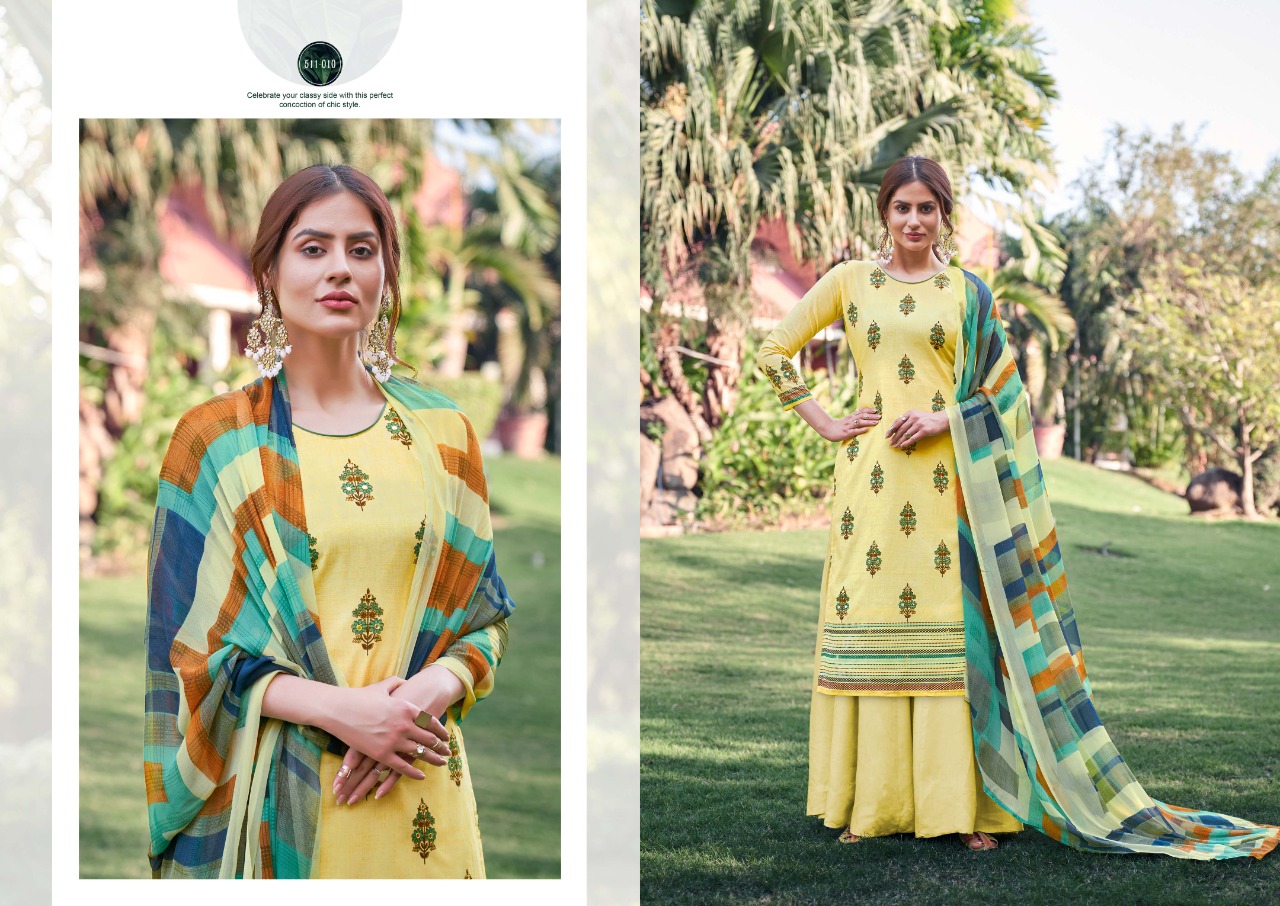 Belliza Presents  Amogh  Designer Dress Material
