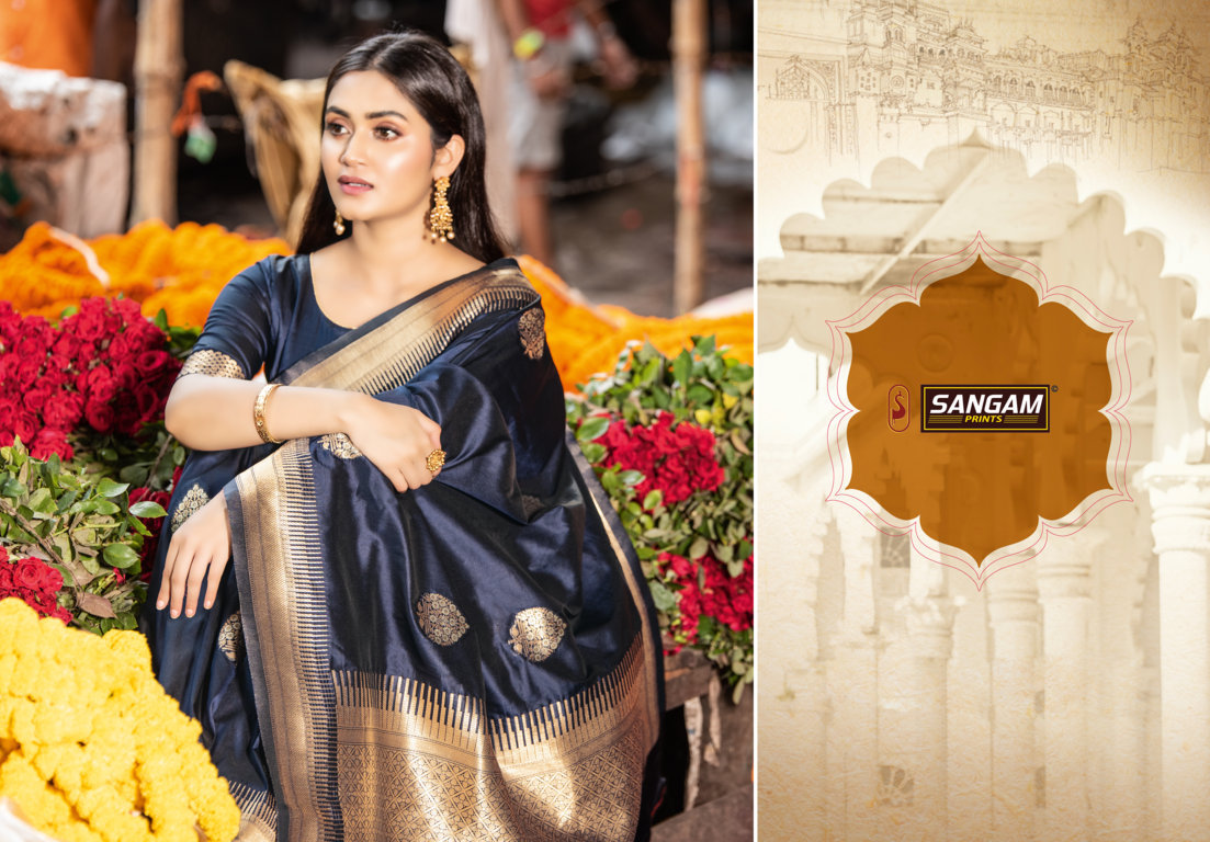 Sangam Presents Manyavar Pure Soft Silk Saree Collection