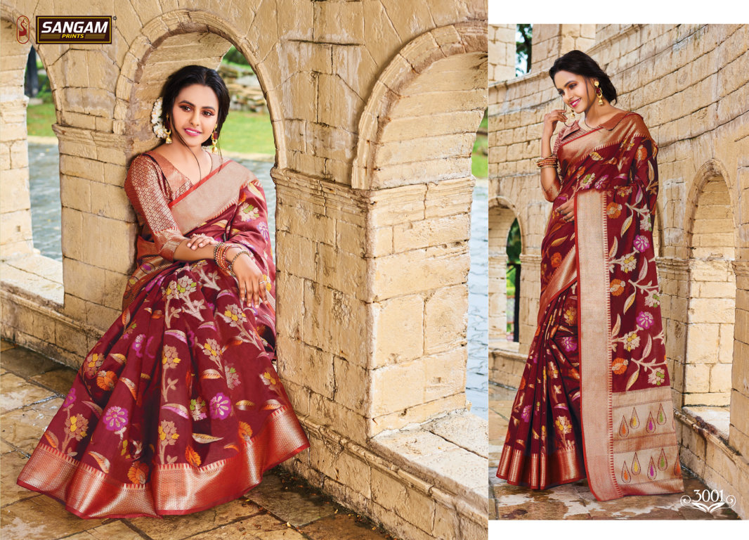 Sangam Presents Vijayapuram Handloom Silk Sarees