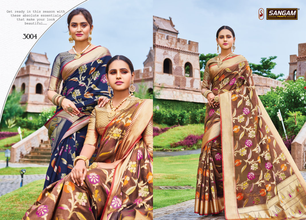 Sangam Presents Vijayapuram Handloom Silk Sarees
