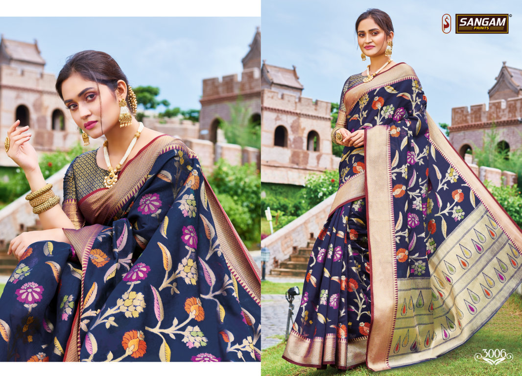 Sangam Presents Vijayapuram Handloom Silk Sarees
