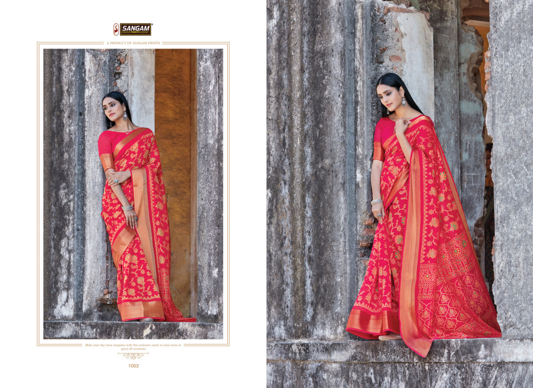 Sangam Presents Sangini Printed Cotton Saree Collection