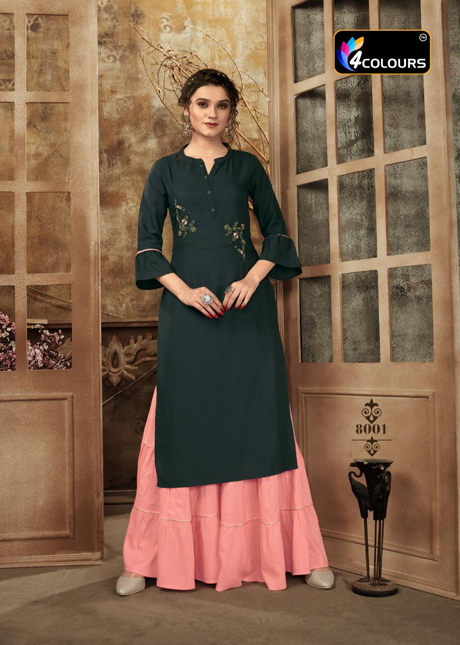Ladies Designer Kurti Palazzo Suit at Best Price in Delhi | Ram Swaroop