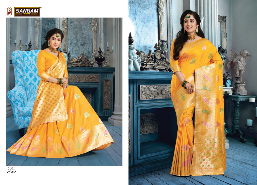 Sangam Presents Kanchana Pure Banarasi Silk Sarees