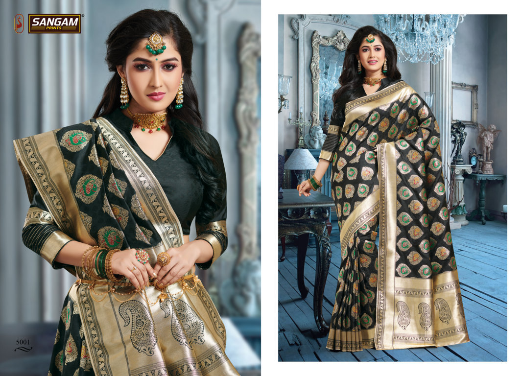 Sangam Presents Kanchana Pure Banarasi Silk Sarees