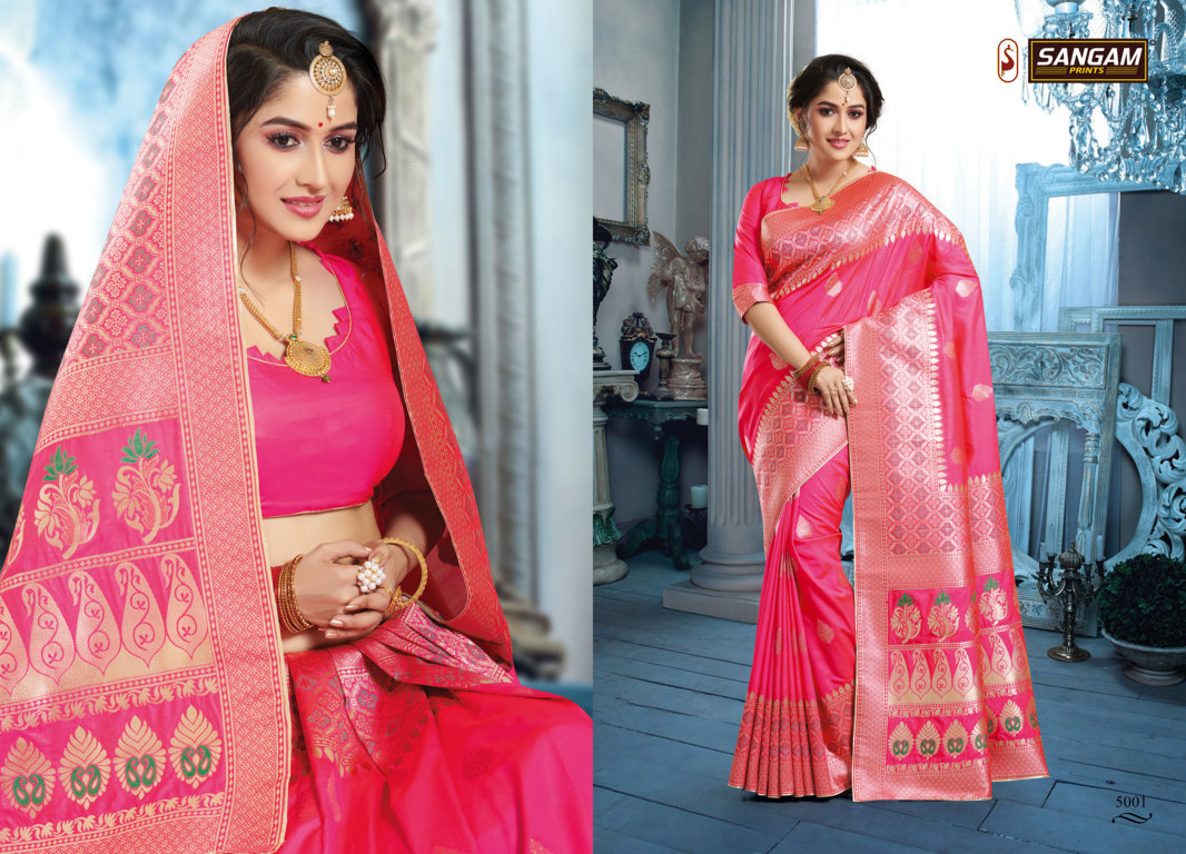 Sangam Presents Kanchana Pure Banarasi Silk Sarees