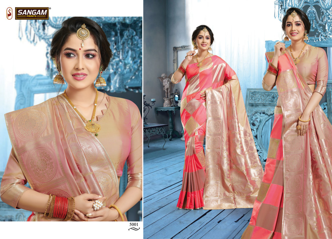 Sangam Presents Kanchana Pure Banarasi Silk Sarees