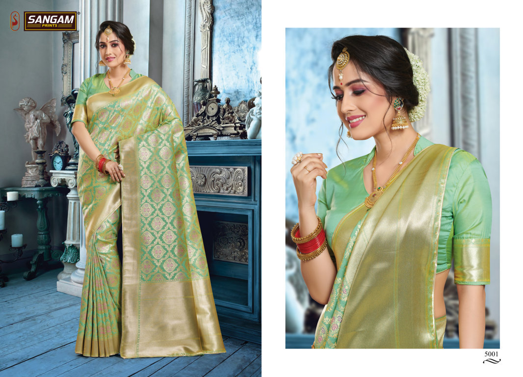Sangam Presents Kanchana Pure Banarasi Silk Sarees