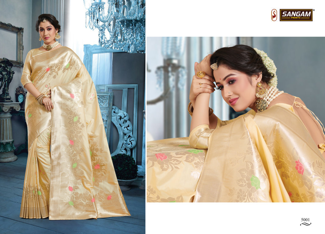 Sangam Presents Kanchana Pure Banarasi Silk Sarees