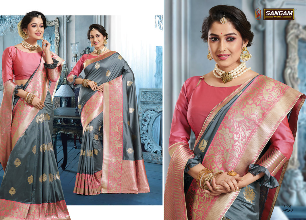 Sangam Presents Kanchana Pure Banarasi Silk Sarees