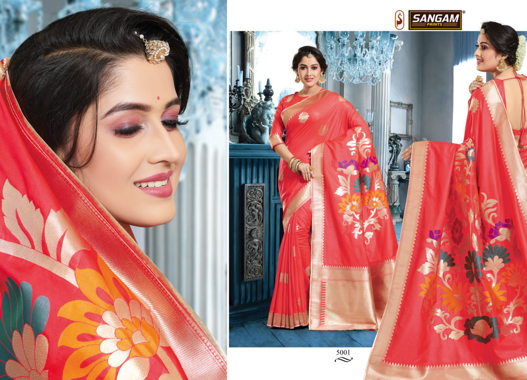 Sangam Presents Kanchana Pure Banarasi Silk Sarees