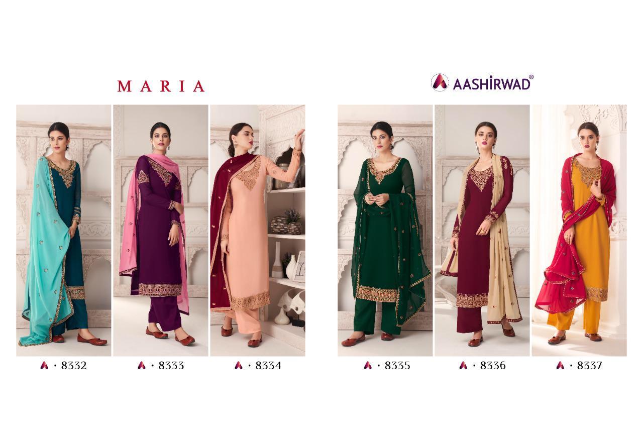 Aashirwad  Presents Maria  Heavy Salwar Suits