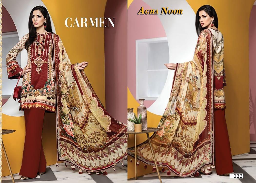 Agha  Noor Vol 3 Karachi Dress Materials