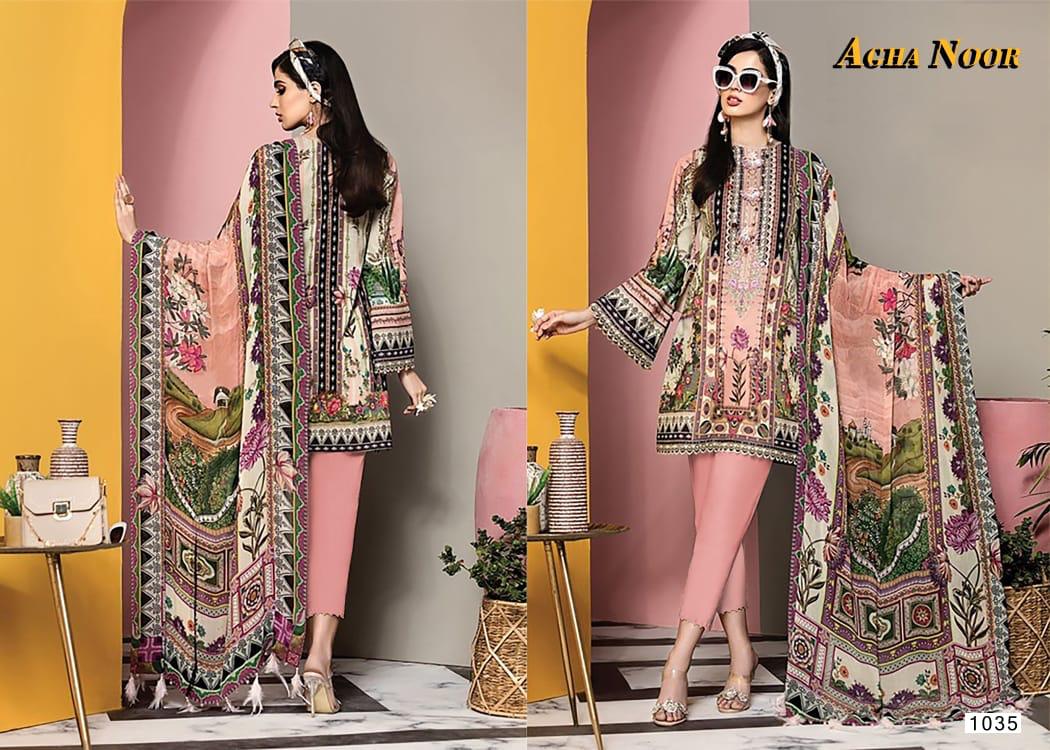 Agha  Noor Vol 3 Karachi Dress Materials