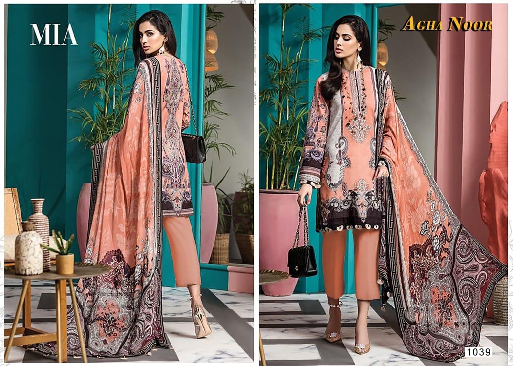 Agha  Noor Vol 3 Karachi Dress Materials