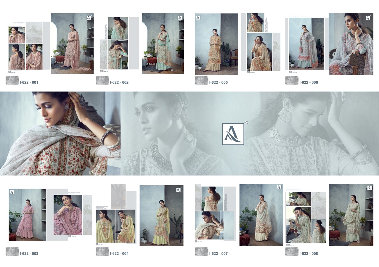 Alok Presents  Mehraan Designer Dress Material