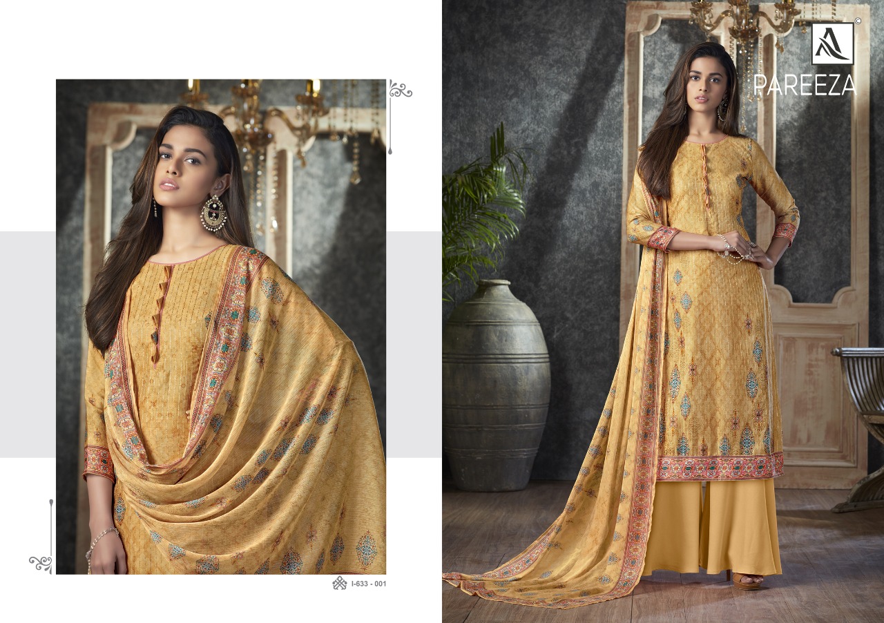 Alok  Presents  Pareeza  Designer Dress Material