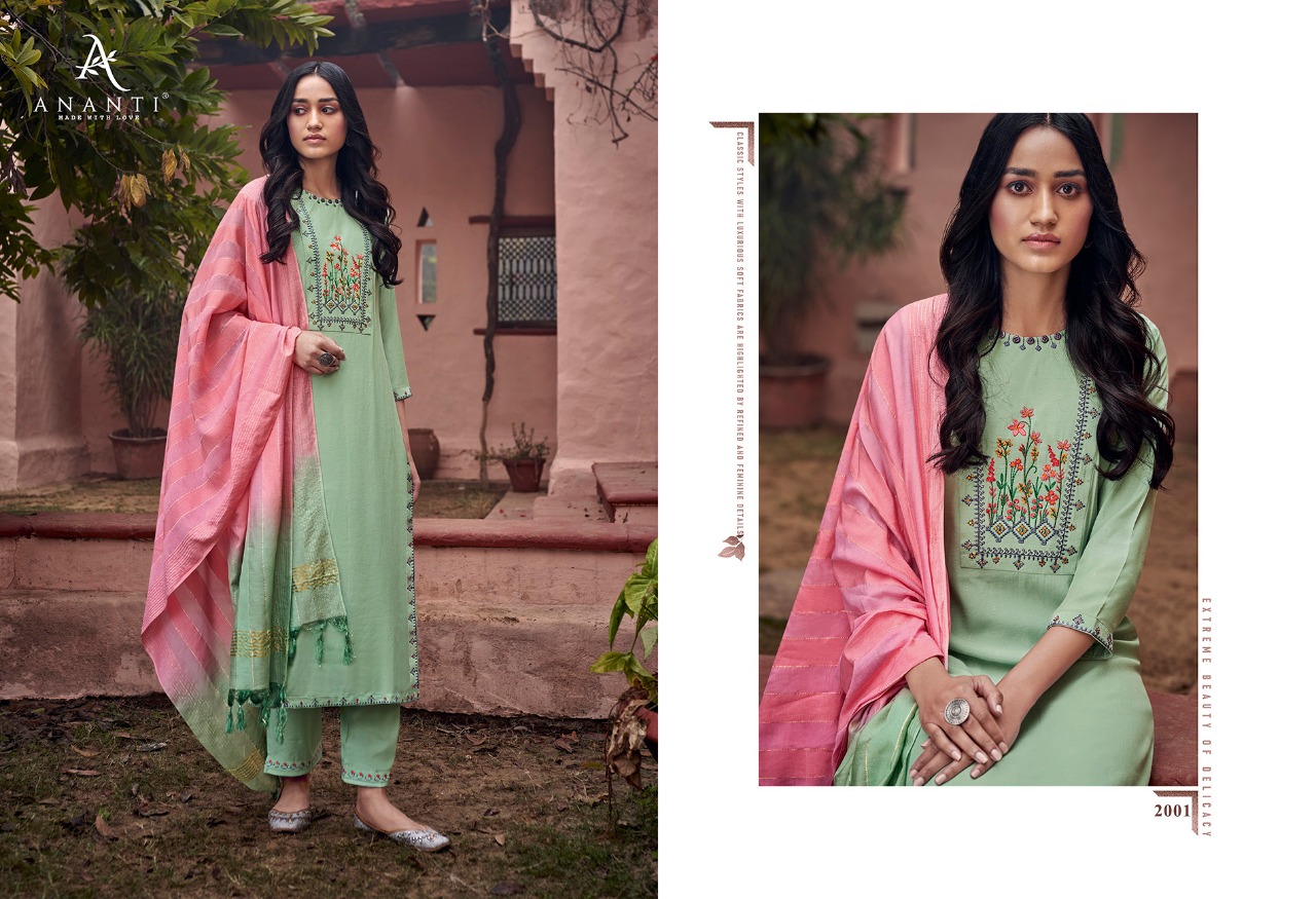 Ananti  Presents  Nishra Fancy  Readymade Collection