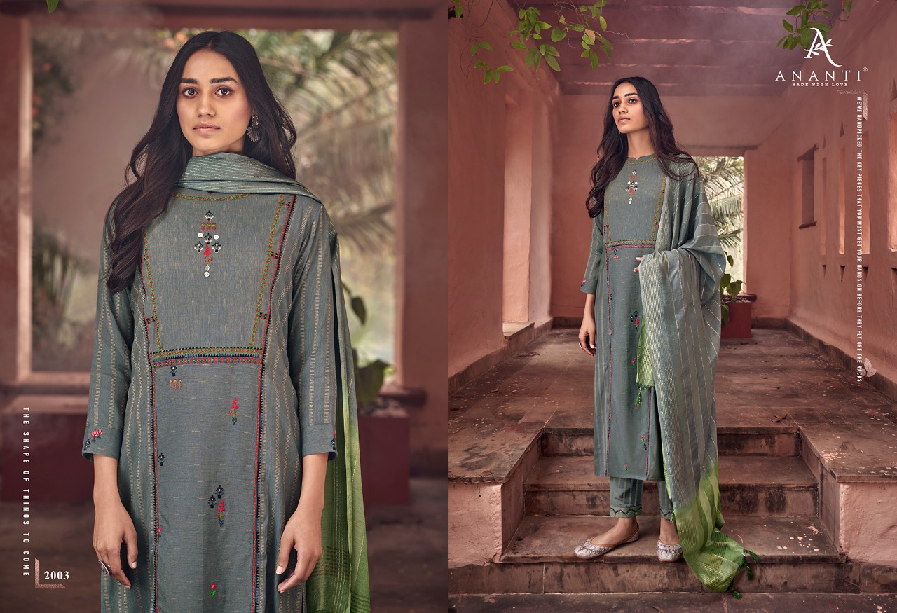 Ananti  Presents  Nishra Fancy  Readymade Collection
